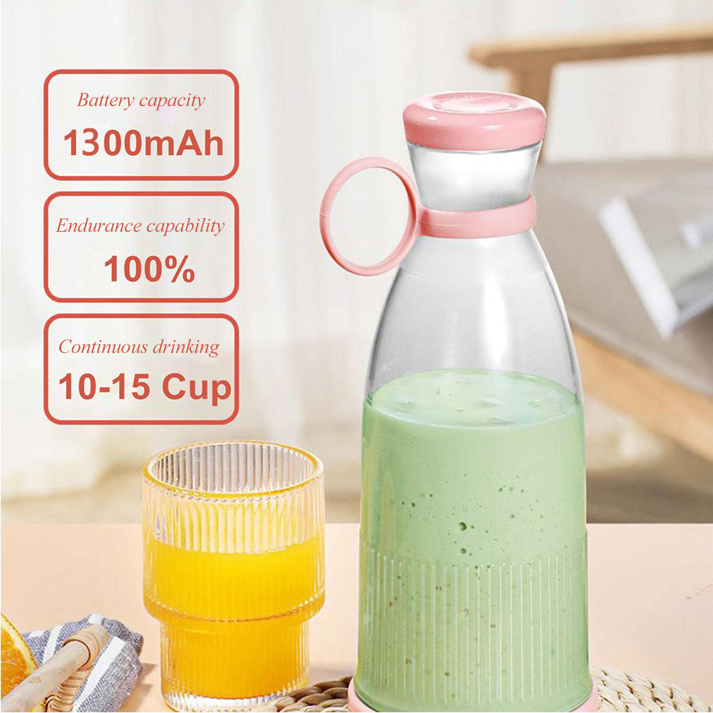 Portable Blender USB Rechargeable Mini Juicer Blender  for Juices Shakes and Smoothies Travel Portable Mixer