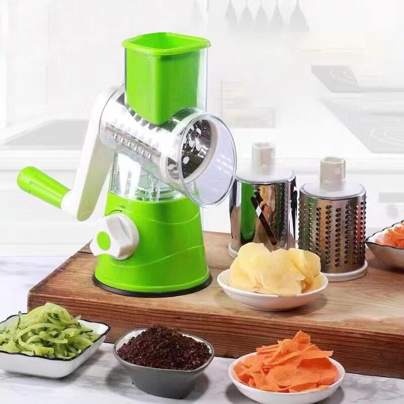 Manual Vegetable Cutter & Slicer With 3 replaceable blade